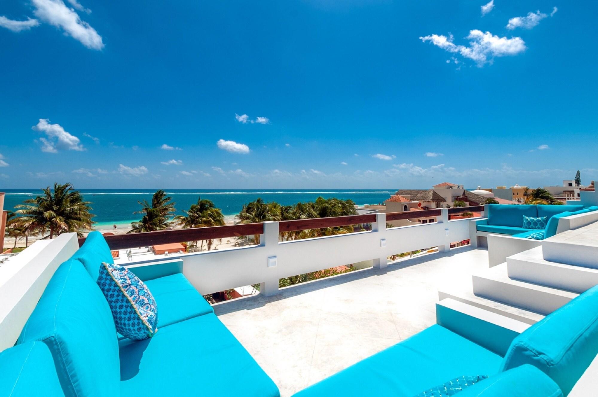 Casa Agua Azul Villa Puerto Morelos Dış mekan fotoğraf