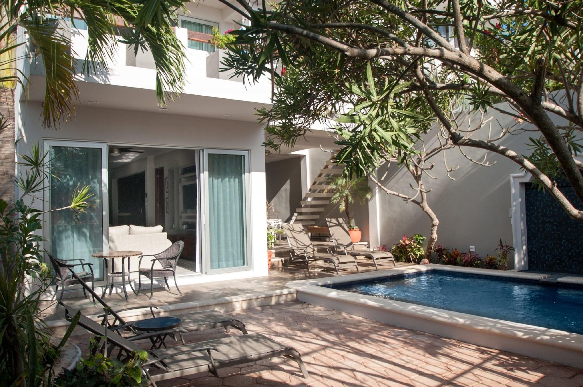 Casa Agua Azul Villa Puerto Morelos Dış mekan fotoğraf