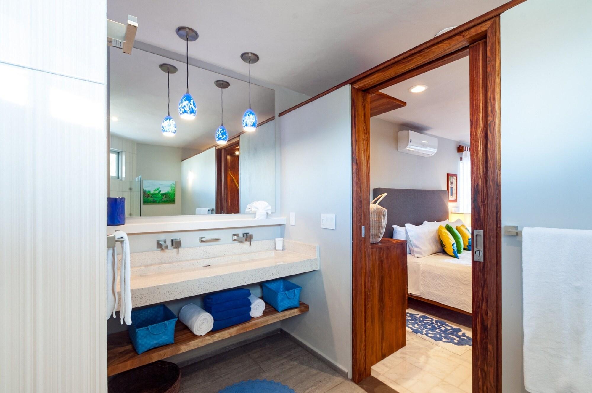 Casa Agua Azul Villa Puerto Morelos Dış mekan fotoğraf