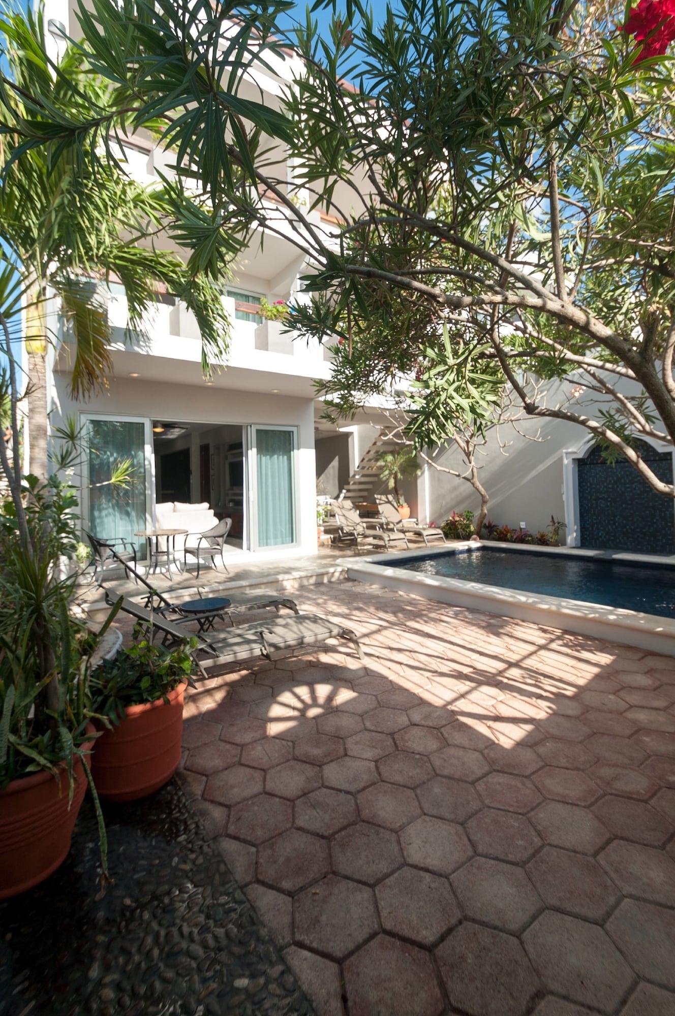 Casa Agua Azul Villa Puerto Morelos Dış mekan fotoğraf