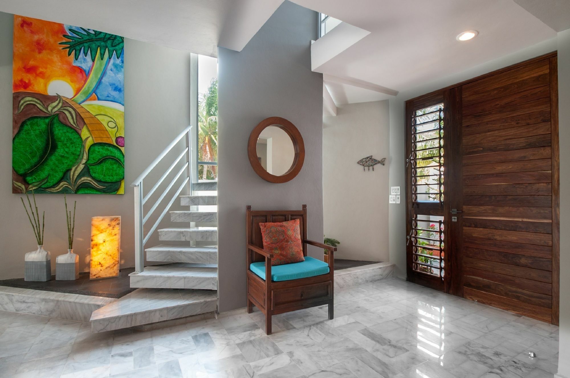Casa Agua Azul Villa Puerto Morelos Dış mekan fotoğraf